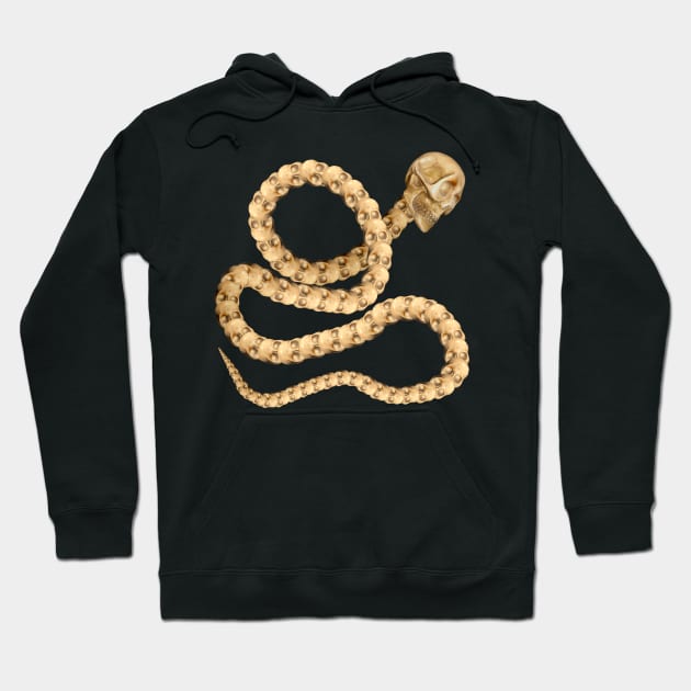 Skully the snake Hoodie by PabloPKasso